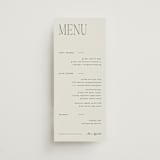 "Hayes" - Menus in Forest by Blustery August - Front
