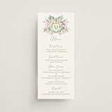 "Tropical Dreams" - Menus in Jungle by Petra Kern - Front