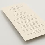 "Love Story" - Menus in Mocha by Jennifer Postorino - Detail