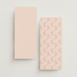"Avery" - Menus in Dusty Pink by Jennifer Postorino - Back of Card Options