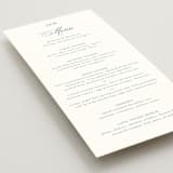 "Empire" - Menus in Dusty Blue by Jennifer Postorino - Detail