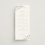 "Sweeping Meadow" - Menus in Wisteria by Everett Paper Goods - Front