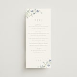 "Sweeping Meadow" - Menus in Aquamarine by Everett Paper Goods - Front