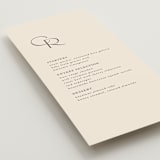 "Edge" - Menus in Linen by Kelly Schmidt - Detail