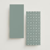 "Breathe" - Menus in Linen by Jennifer Postorino - Back of Card Options