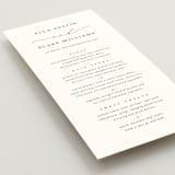 "Breathe" - Menus in Linen by Jennifer Postorino - Detail