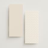 "In Love" - Menus in Linen by Vanessa Doyle - Back of Card Options