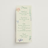 "tablescape drawing" - Menus in Garden by Cass Loh - Front