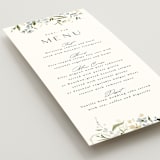 "Fleur" - Menus in Lily by Everett Paper Goods - Detail