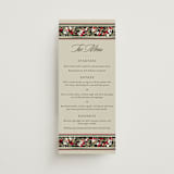 "holiday ribbon" - Menus in Ruby by Jackie Crawford - Front