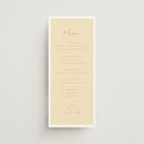 "Ink scribble" - Menus in Honey by Adelyn T. - Front