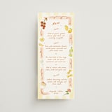 "Giardino" - Menus in Flame by Pati Cascino - Front