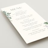 "Grove" - Menus in Fern by Everett Paper Goods - Detail