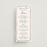 "Handwritten" - Menus in Wine by Cass Loh - Front