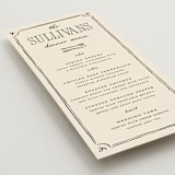 "Married Menu" - Menus in Oyster by Pixel and Hank - Detail