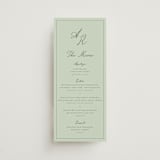 "Olive" - Menus in Mint by Sherley Ferreira - Front