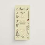 "Love Rests in a Garden" - Menus in Oat by Helena Vitto - Front
