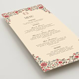 "Tapestry" - Menus in Almond by Jenna Holcomb - Detail