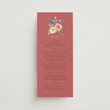 "Ruban en Fleur" - Menus in Rose by Itsy Belle Studio - Front