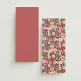 "Ruban en Fleur" - Menus in Rose by Itsy Belle Studio - Back of Card Options