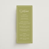 "rory" - Menus in Olive by Ellen Schlegelmilch - Front