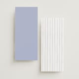"Delicate Vines" - Menus in Periwinkle by Kristen Smith - Back of Card Options