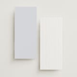 "Ocean Point" - Menus in Sky by Everett Paper Goods - Back of Card Options