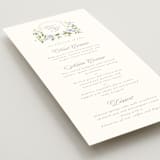 "Ocean Point" - Menus in Sky by Everett Paper Goods - Detail