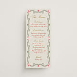 "Chantilly" - Menus in Sunset by Maja Cunningham - Front
