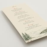 "Whispering Pines" - Menus in Forest by Elly - Detail