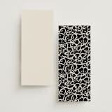 "Galleria" - Menus in Onyx by Laura Hankins - Back of Card Options