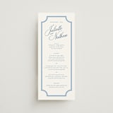 "Marenza" - Menus in Bluebell by Jessica Williams - Front