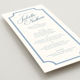 "Marenza" - Menus in Bluebell by Jessica Williams - Detail