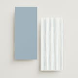 "Coastal crest" - Menus in Ocean by Creo Study - Back of Card Options