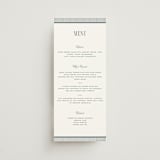 "Modern Stripes" - Menus in Capri by Emily Betts - Front