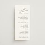"Written with love" - Menus in Noir Slate by Ana de Sousa - Front