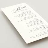 "Written with love" - Menus in Noir Slate by Ana de Sousa - Detail