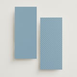 "Sweet Vintage" - Menus in Periwinkle by Alethea and Ruth - Back of Card Options