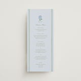 "Hydrangea Vines" - Menus in Coastal by Madhvi Samimi - Front