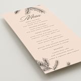 "Arboretum" - Menus in Almond by Morgan Kendall - Detail