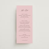 "Nola" - Menus in Peony by Megan Davis - Front