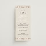 "Amari" - Menus in Ivory by Oma N. Ramkhelawan - Front