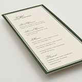 "Emerson" - Menus in Evergreen by Kelly Watkins - Detail