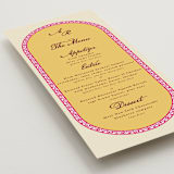 "Mughal Gardens" - Menus in Ivory by Sherley Ferreira - Detail