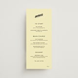"Courthouse" - Menus in Butter by Studio Suku - Front