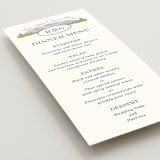"River Valley" - Menus in Pine by Paper Sun Studio - Detail