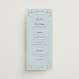 "Trailing Garden" - Menus in Butter mint by Laura Hankins - Front