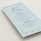 "Trailing Garden" - Menus in Butter mint by Laura Hankins - Detail
