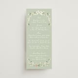 "spring draped garland" - Menus in Spring by Phrosné Barwood - Front