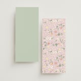 "spring draped garland" - Menus in Spring by Phrosné Barwood - Back of Card Options